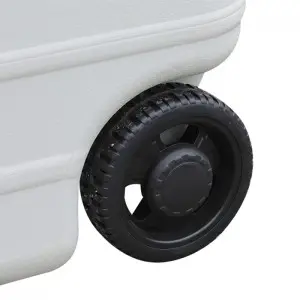 KY507B 170L Large Ice Chest Chilly Bin Plastic Trolley Cooler Box With Wheels For Fishing Camping