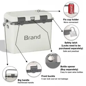 KOOLYOUNG  2024 hot sale 15L portable heavy duty custom made thermal Insulin vaccine transport cooler box for camping