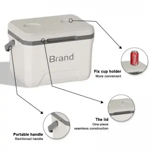 KOOLYOUNG  2024 hot sale 6L small portable insulin camping insulated beer cooler box for beach