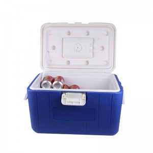 KY103 30L Ice Box Plastic Portable Outdoor Camping BBQ Ice Chest Cooler