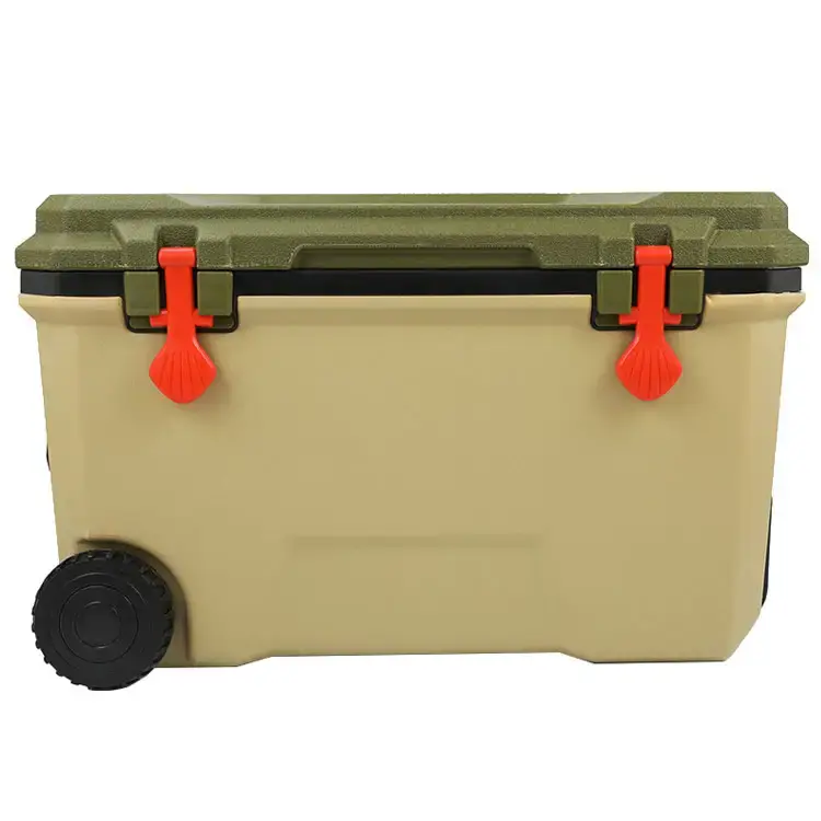 KOOLYOUNG KY68A 68L Food Fruit Fish Ice Cooler Box With Wheels