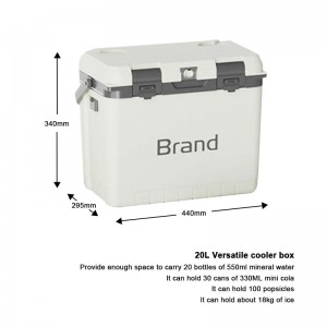 KOOLYOUNG  hot sale 20L Insulated Portable with Handle portable commercial luxurious beer cooler box with bottle opening