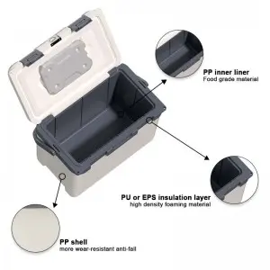 KOOLYOUNG  hot sale 20L Insulated Portable with Handle portable commercial luxurious beer cooler box with bottle opening