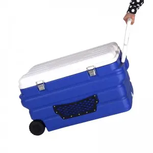 KY901B 90L Food Grade Trolley Marine Medical Cooler Box With Wheels